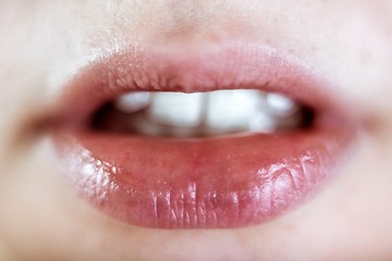 Image showing The lips of my beautiful and beloved girlfriend