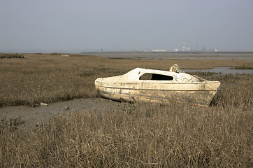 Image showing Abandoned boat