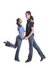 Image showing Dancing couple