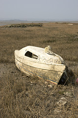 Image showing Abandoned boat