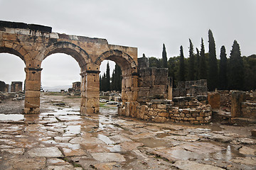 Image showing Ancient ruin in Hierapolis, Turkey