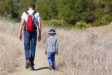 Image showing family walking