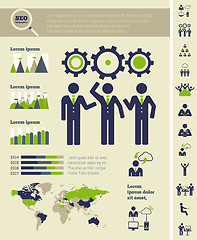 Image showing Social Media Infographic Template.