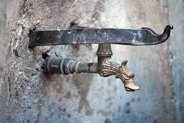 Image showing old town water pump