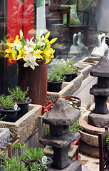 Image showing Pretty Asian garden
