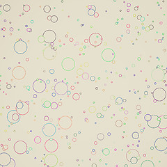 Image showing Vintage look Bubbles