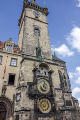 Image showing Clock tower of Prague 