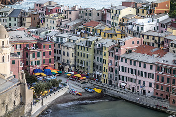 Image showing Vernazza, Cinque Terre, Italy 