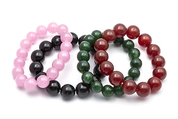 Image showing Colorful Bead Bracelets