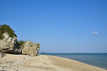 Image showing Rocky tropical coast