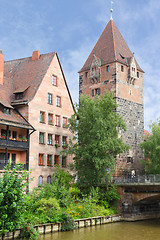 Image showing Schuldturm Tower in Nuremberg, Germany