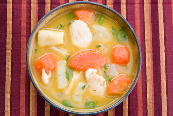 Image showing Chicken Soup - Caribbean Style