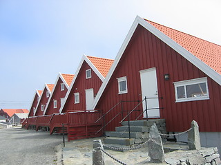 Image showing Boat houses