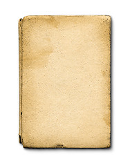 Image showing old grunge closed notebook