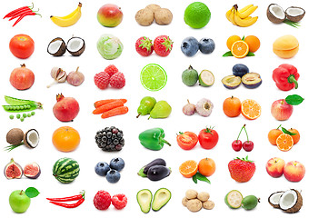 Image showing Fruits and Vegetables