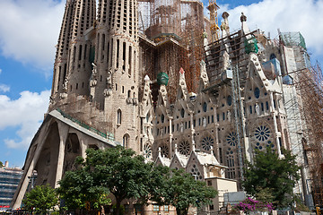 Image showing Sagrada Familia in Barcelona