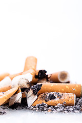 Image showing stop smoking cigarettes isolated