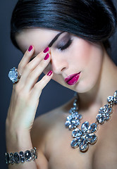 Image showing Beautiful sophisticated woman