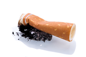 Image showing stop smoking cigarettes isolated