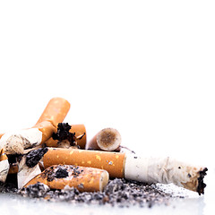 Image showing stop smoking cigarettes isolated