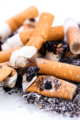 Image showing stop smoking cigarettes isolated