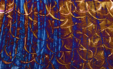 Image showing Blue and Gold Texture