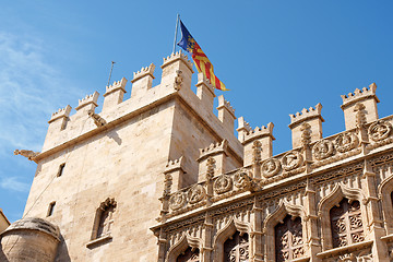 Image showing Lonja de la Seda in Valencia