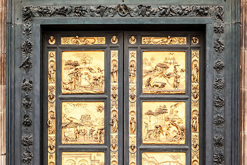 Image showing Golden Door in Florence