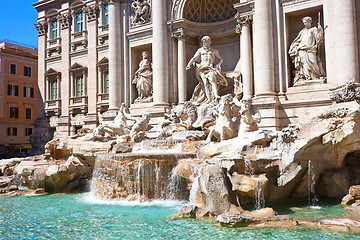 Image showing Fountain di Trevi