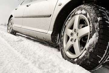 Image showing Winter tyre