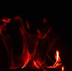 Image showing Fire flames