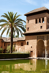 Image showing Ladies Tower at the Alhambra in Granada