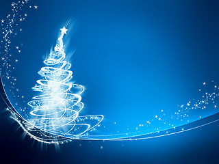 Image showing blue christmas