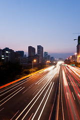 Image showing Night scene of Guanghzou city