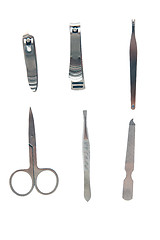 Image showing Manicure tool set