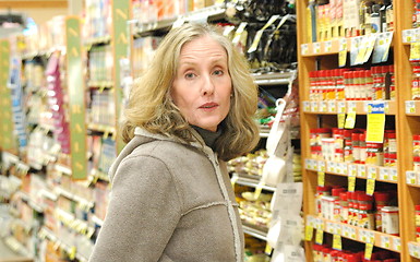 Image showing Supermarket shopper.