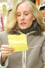 Image showing Supermarket shopper.