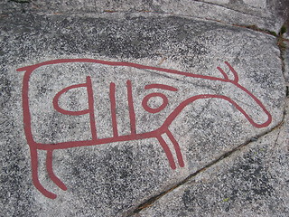 Image showing Rock carvings