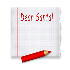 Image showing Dear Santa