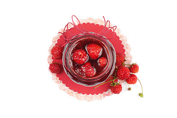 Image showing Strawberry jam