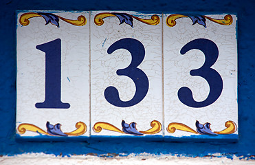 Image showing house number sign