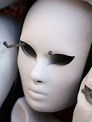 Image showing white Venetian mask