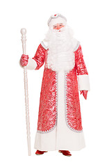 Image showing Man wearing costume of Santa Claus