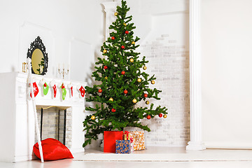 Image showing Decorated living room