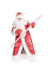 Image showing Santa Claus with a staff