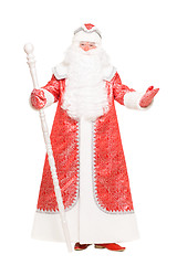 Image showing Santa with a staff