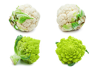 Image showing Cauliflower and broccoli