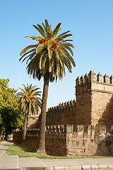 Image showing Seville ancient city walls