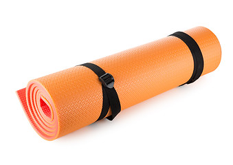 Image showing Orange camping mat