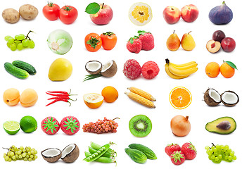 Image showing Fruits and Vegetables